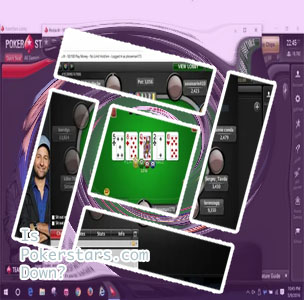 Pokerstars down now